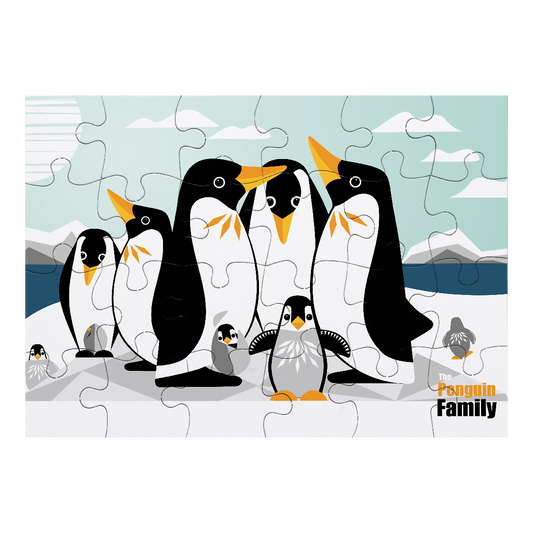 Puzzle Famille Pingouin 24 pièces
